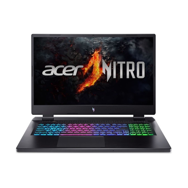 Laptop Acer Nitro 17 AN17-42, 17.3 inch 1920 x 1080, AMD R7 8845HS 8 C / 16 T, 3.8 GHz - 5.1 GHz, 24 MB cache, 16 GB DDR5, 512 GB SSD, Nvidia GeForce RTX 4060, Free DOS