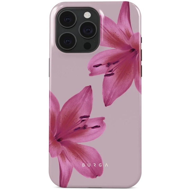 Husa de protectie Burga Dual Layer pentru iPhone 15 Pro Max, Fragile Beauty