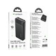 Външна батерия Lamtech, 20000mAh, 2xUSB изход, 1xUSB Type-C/1xMicroUSB вход, LED индикатор, Черен