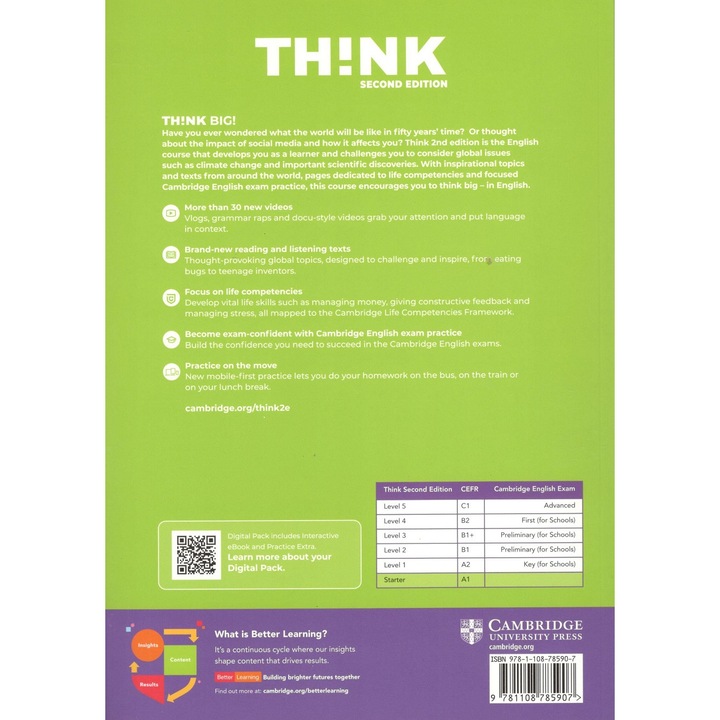 Think 2nd Ed Starter Workbook with Digital Pack; Herbert Puchta
