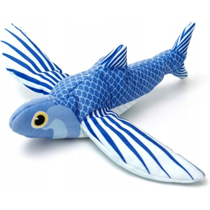 Jucarie interactiva pentru pisici, Wesolypupil, peste zburator cu sunet, incarcare USB, 30x27.5cm