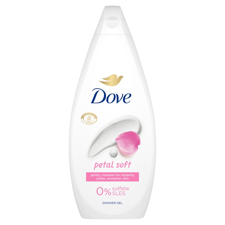 Душ гел Dove Essential Care Petal Soft, 720 мл