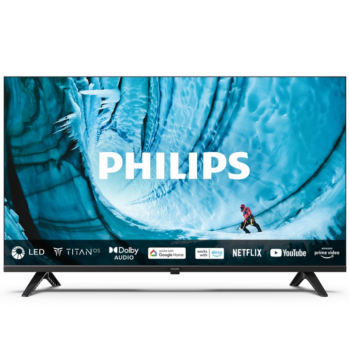 Телевизор Philips LED TV 32PHS6009, 32" (80 см), Smart TV, HD, Клас D (Модел 2024)