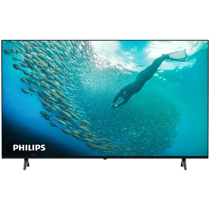 Televizor Philips LED 50PUS7009, 126 cm, Smart TV, 4K Ultra HD, Clasa F (Model 2024)