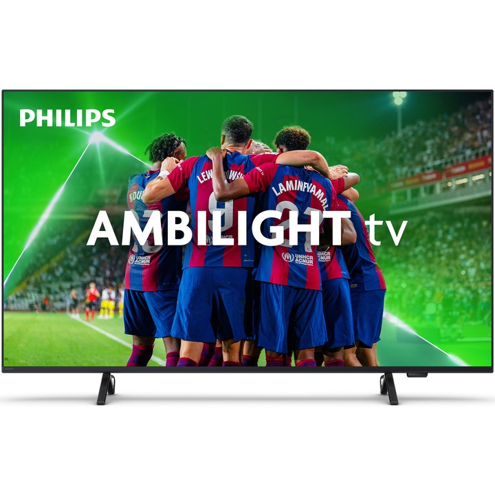 Televizor Philips AMBILIGHT tv LED 75PUS8319, 189 cm, Smart TV, 4K Ultra HD, Clasa F (Model 2024)