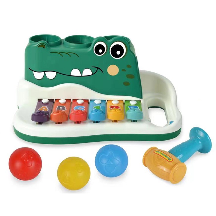Интерактивна играчка Mappy Crocodil с ксилофон и топки
