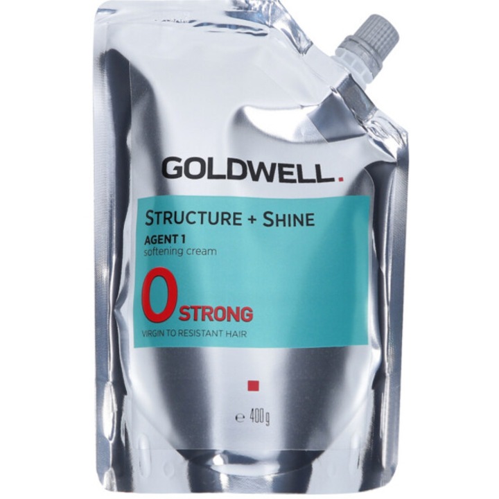 Goldwell Structure + Shine Agent 1 Softening Cream crema regeneratoare pentru netezirea si stralucirea parului 400 g