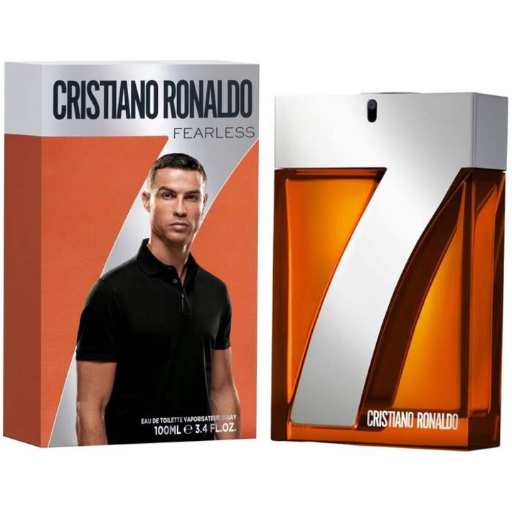 Apa de toaleta pentru barbati, Cristiano Ronaldo Fearless, 100ml