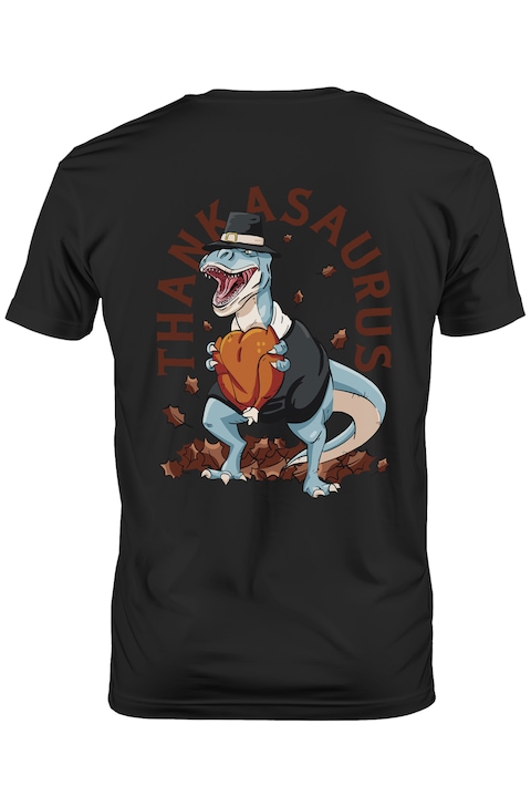 Мъжка тениска T-Rex T-Rex Dinosaur T-Shirt, 100% памук, Черен S, Тъмно черно