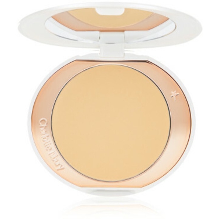 Пудра Charlotte Tilbury, безупречен финиш, блясък, светъл до среден, 9 г