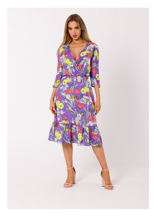 Rochie Poliester, M, Multicolor, Multicolor