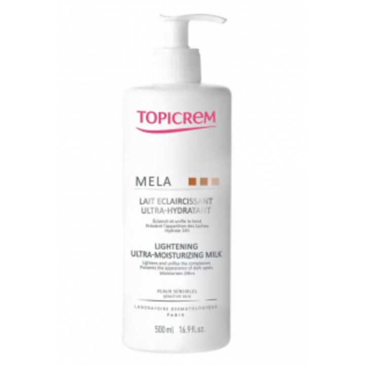 Topicrem MELA hidratáló testápoló Unifying Ultra-Moisturizing Milk 200 ml