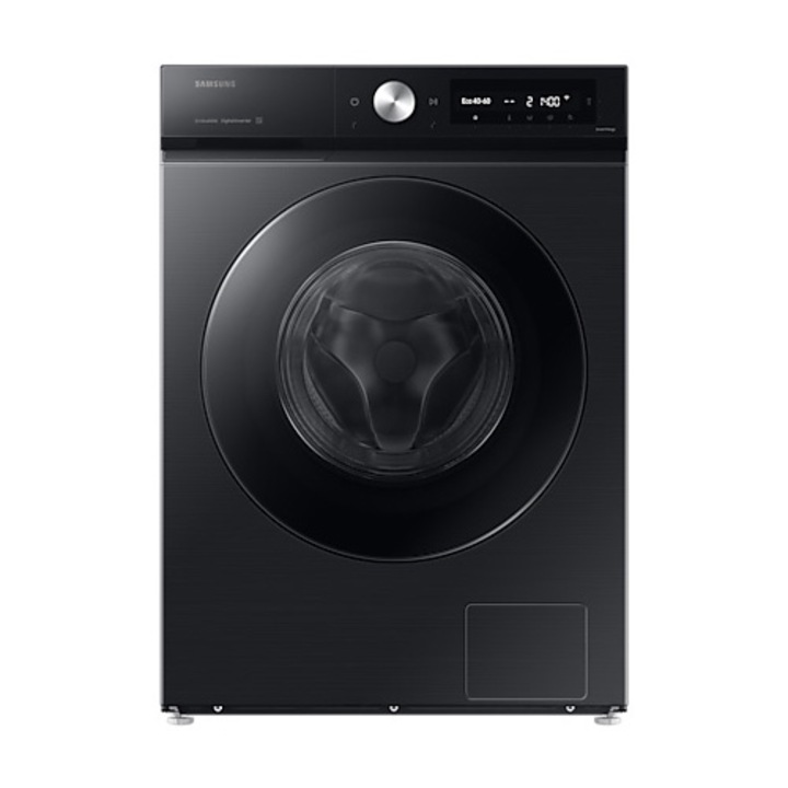 Пералня Samsung Bespoke AI WW90DB7U94GBU4, 9 кг, 1400 об/мин, Клас A, AI Wash Auto Dosing, AI Ecobubble, Super Speed 39 мин, AI Energy, Wifi, Черен
