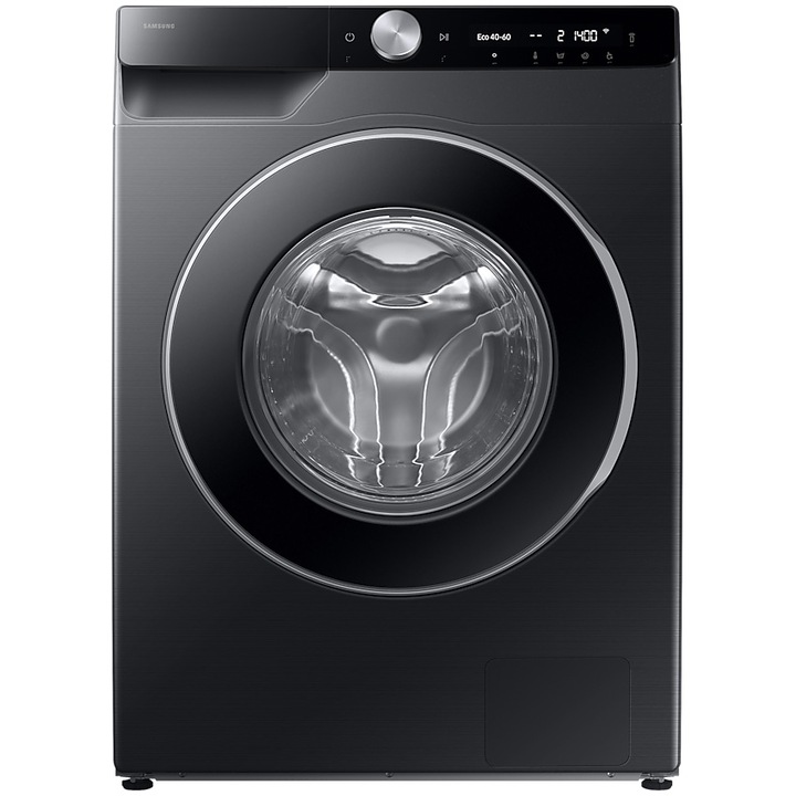 Пералня Samsung WW90DG6U25LBU4, 9 кг, 1400 об/мин, Клас A, AI Ecobubble, Super Speed 39 мин, Черен