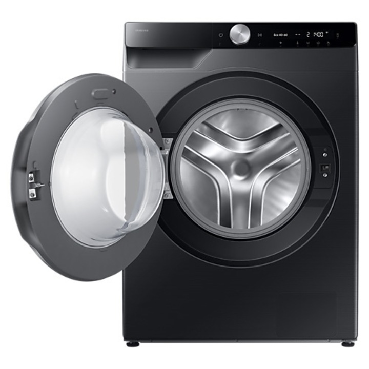 Masina de spalat rufe Samsung WW90DG6U25LBU4, 9 kg, 1400 rpm, Clasa A, AI Ecobubble, Super Speed 39 min, Negru
