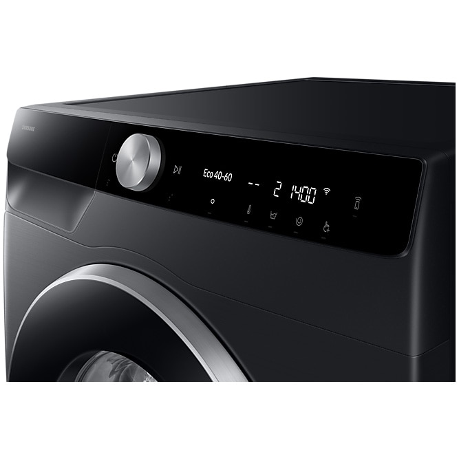 Masina de spalat rufe Samsung WW90DG6U25LBU4, 9 kg, 1400 rpm, Clasa A, AI Ecobubble, Super Speed 39 min, Negru