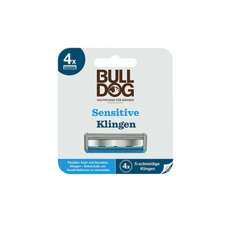 Set 4 capete de schimb Bulldog Sensitive, pentru aparat ras