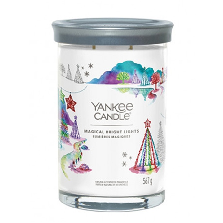 Свещ в чаша Signature YANKEE CANDLE Magical Bright Lights, ароматизирана