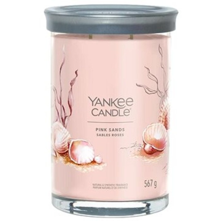 Lumanare parfumata, YANKEE CANDLE, Pink Sands, roz, 567g