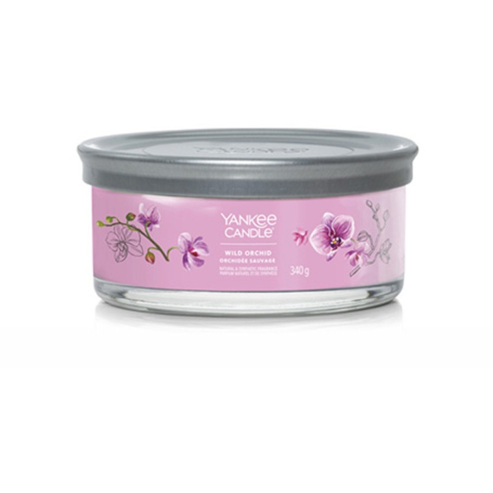 Ароматизирана свещ YANKEE CANDLE, аромат на дива орхидея, 340гр