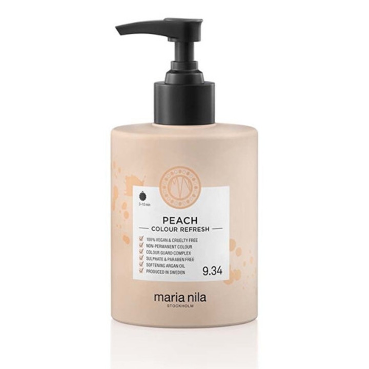 Masca de par nuantatoare Maria Nila, 9.34 piersica, 100ml