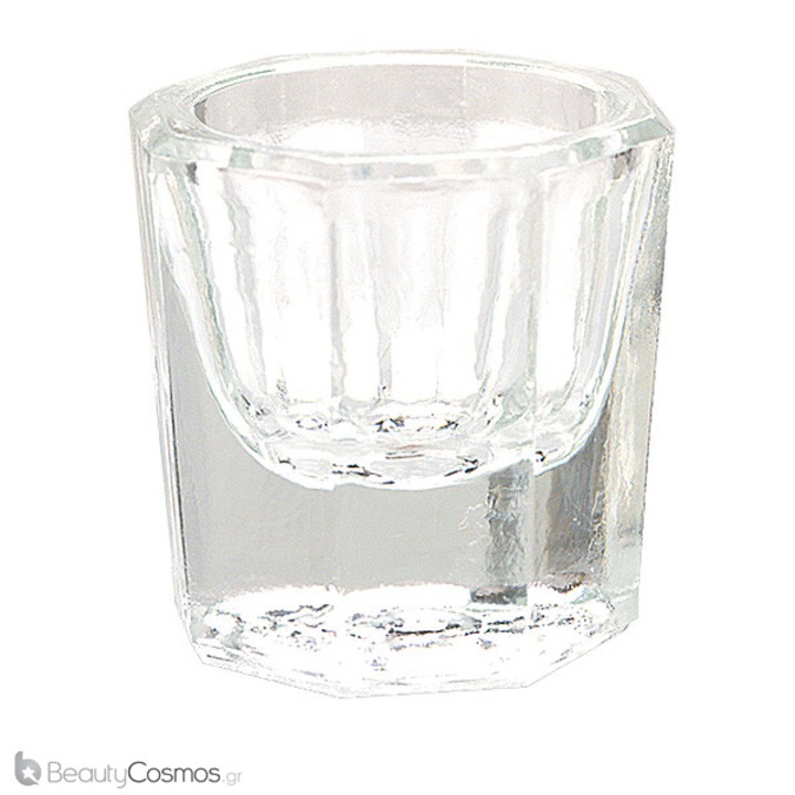 Pahar pentru lichid acrilic, Peggy Sage, nail art, sticla