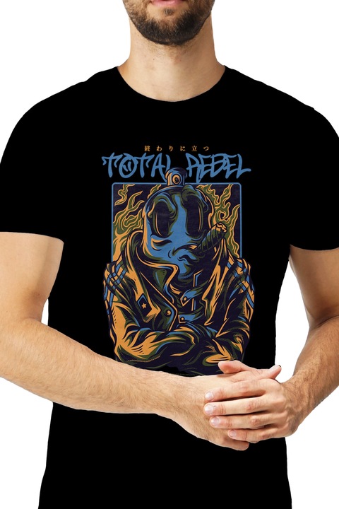 Мъжка тениска, Total Rebel, Черен