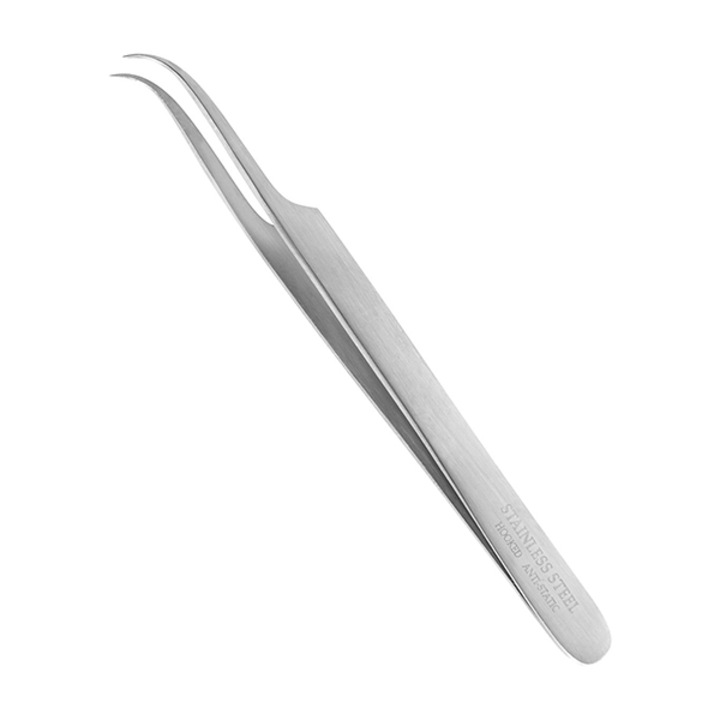 Penseta extensie gene, Peggy Sage, Inox, 13 cm, Argintiu