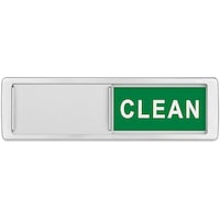 Sticker pentru masina de spalat vase, Magnet, Indicator semn curat / murdar, Argintiu