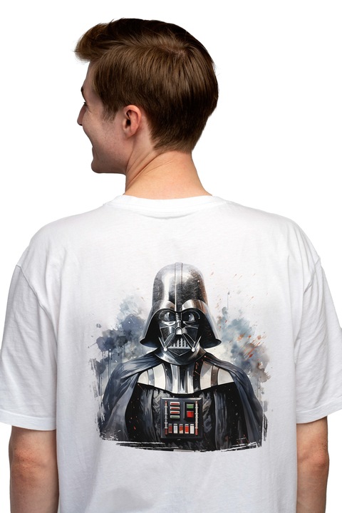 Мъжка тениска на Дарт Вейдър, илюстрация, Междузвездни войни, персонаж, любители на научнофантастични филми,, Чисто бяло