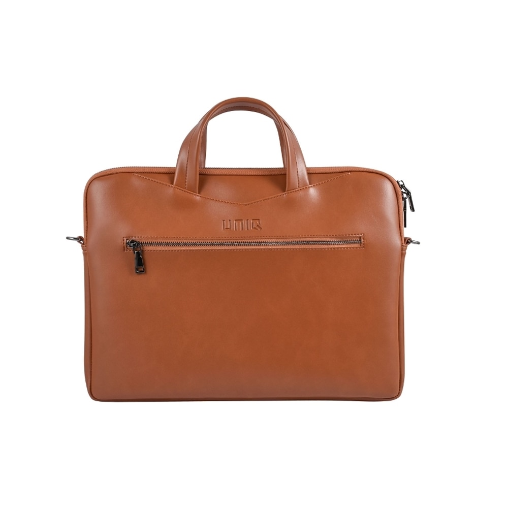 Geanta laptop, Uniq, Piele Maro 15" 6"