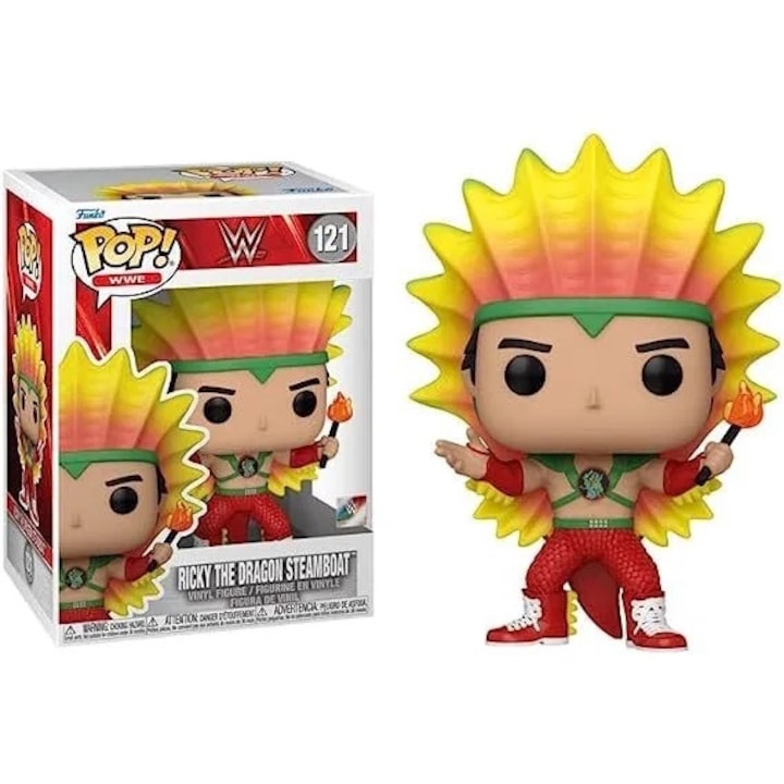 Фигуркa, Funko Pop! Wwe Ricky The Dragon Steamboat 121, 10cm