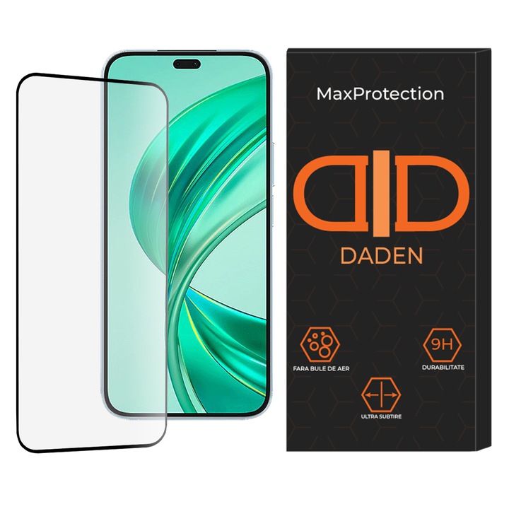 Folie Sticla pentru Honor X8b Daden MaxProtection, Full Cover, Protectie Profesionala, Ultra Rezistenta, Calitate Premium