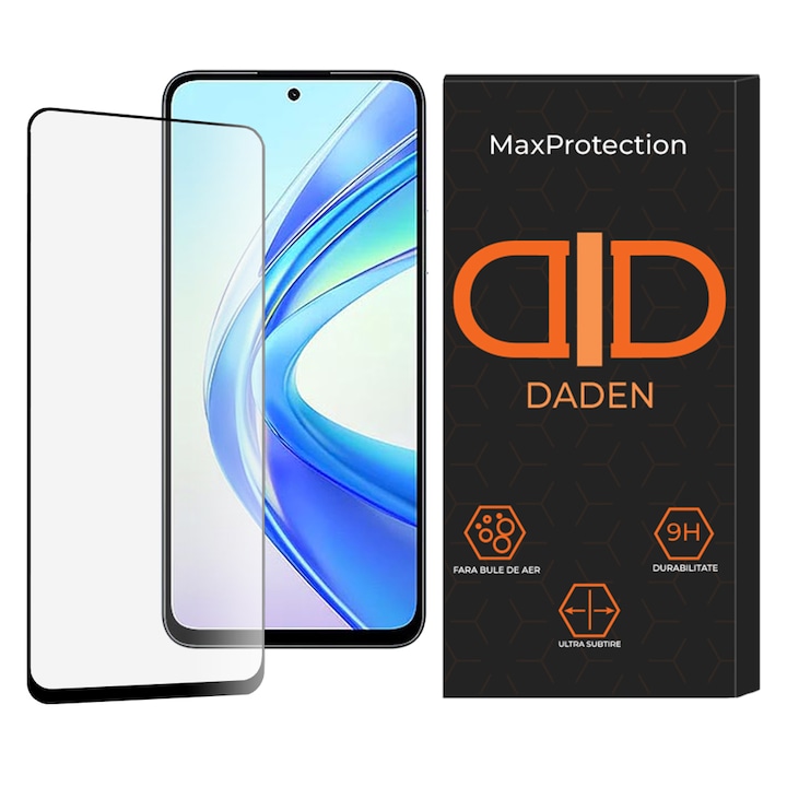 Folie Sticla pentru Honor X7b Daden MaxProtection, Full Cover, Protectie Profesionala, Ultra Rezistenta, Calitate Premium
