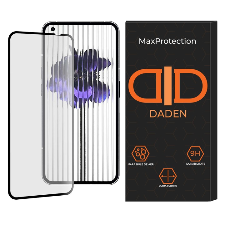 Folie Sticla pentru Nothing Phone (1) Daden MaxProtection, Full Cover, Protectie Profesionala, Ultra Rezistenta, Calitate Premium