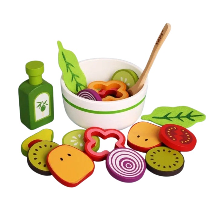 Joc de rol din lemn Pregatirea salatei, Kabi, + 3 ani