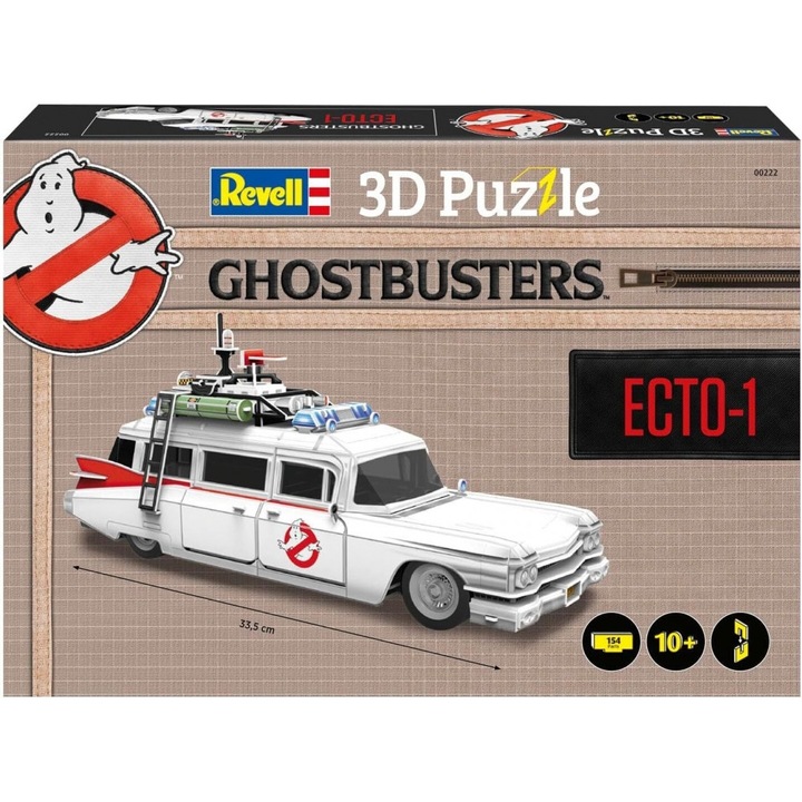Puzzle, Revell, Ghostbusters Ecto-1 3D, 120 darab