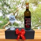 Set cadou Pensionare, Cutie de vin cu sticla si un pahar, 35x25cm, Vin Domeniile Panciu Feteasca Regala, CSVPN003