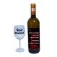 Set cadou Pensionare, Cutie de vin cu sticla si un pahar, 35x25cm, Vin Domeniile Panciu Feteasca Regala, CSVPN003