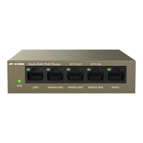 Router 4 porturi Gigabit PoE+, 55W, 1 port RJ45 Gigabit, management ...