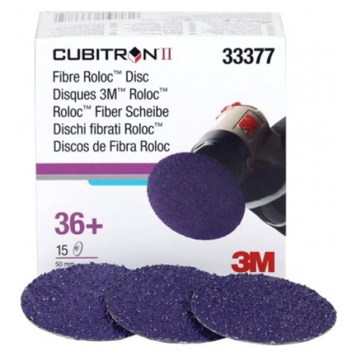 Комплект от 15 бр. дискове cubitron II Fiber Roloc 2inch 36+, 3M