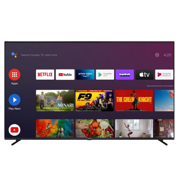 AIWA LED TV 165 cm (65") LED-658UHD-SLIM, Ultra HD 4K, Smart TV, Chromecast, WiFi