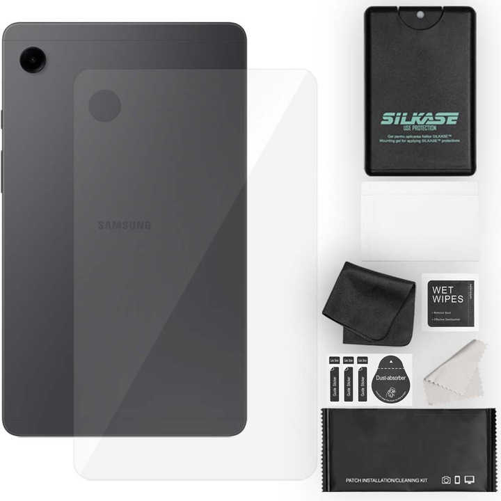 SILKASE hátfólia Samsung Galaxy Tab A9 8,7"-os hátvédőhöz, megújuló szilikon