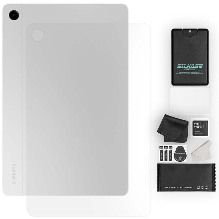 SILKASE matt hátfólia Samsung Galaxy Tab A9 Plus 11", hátvédelem, megújuló szilikon