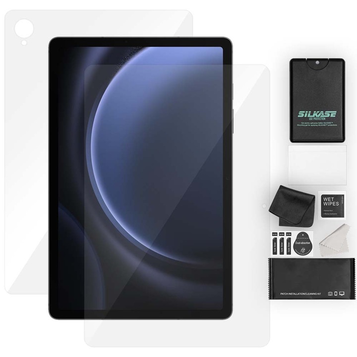 2 db SILKASE fólia készlet Samsung Galaxy Tab S9 FE 10.9" tablet védelemmel, megújuló szilikon