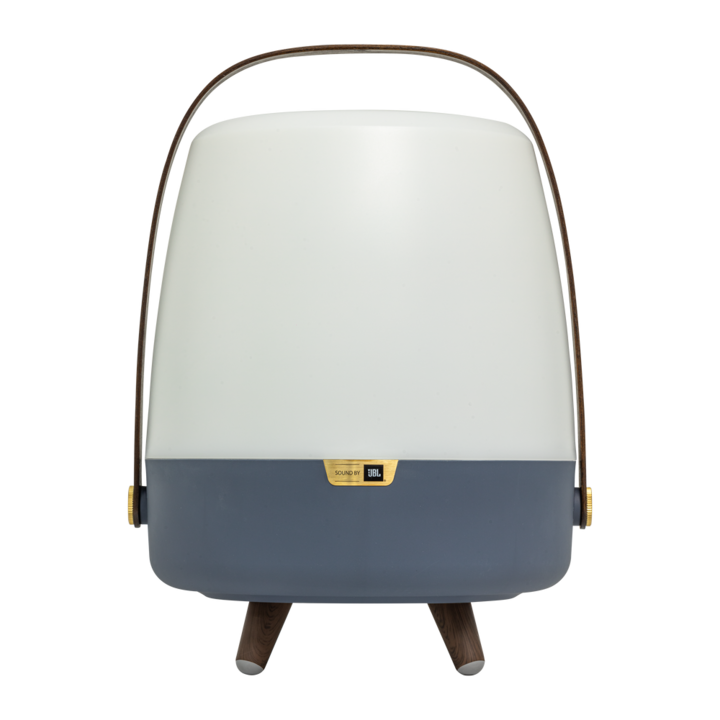 Преносим високоговорител 2 в 1, Bluetooth 5.3, 2W регулируема LED светлина, 5 интензитета, 10W JBL звук, USB-C, TWS, 10 часа възпроизвеждане на музика и светлина, 18 часа само светлина, Kooduu Lite-Up Play 2.0, Ocean Blue