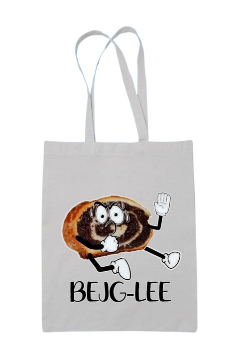 Bejg-lee vászontáska, fehér, 42 x 38 cm