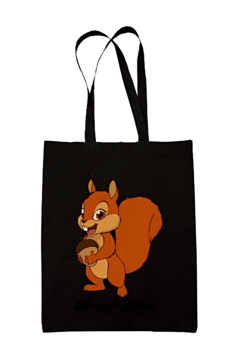 Bekaphatod vászontáska, fekete, 42 x 38 cm