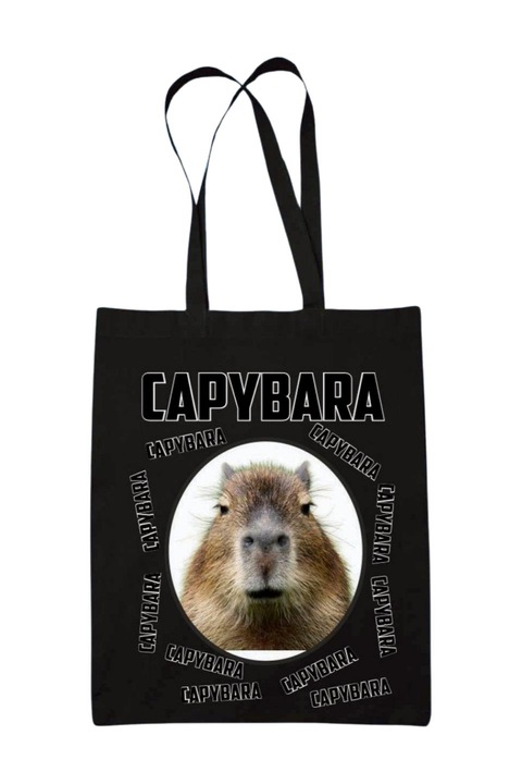 Geanta panza Pólóügynökség, Negru, 42 x 38 cm