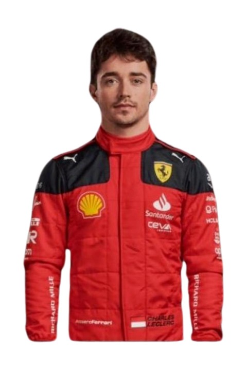 Charles Leclerc Formula 1 2024 vászontáska, fekete, 42 x 38 cm